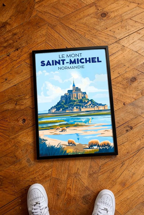 Affiche Mont Saint Michel en Normandie