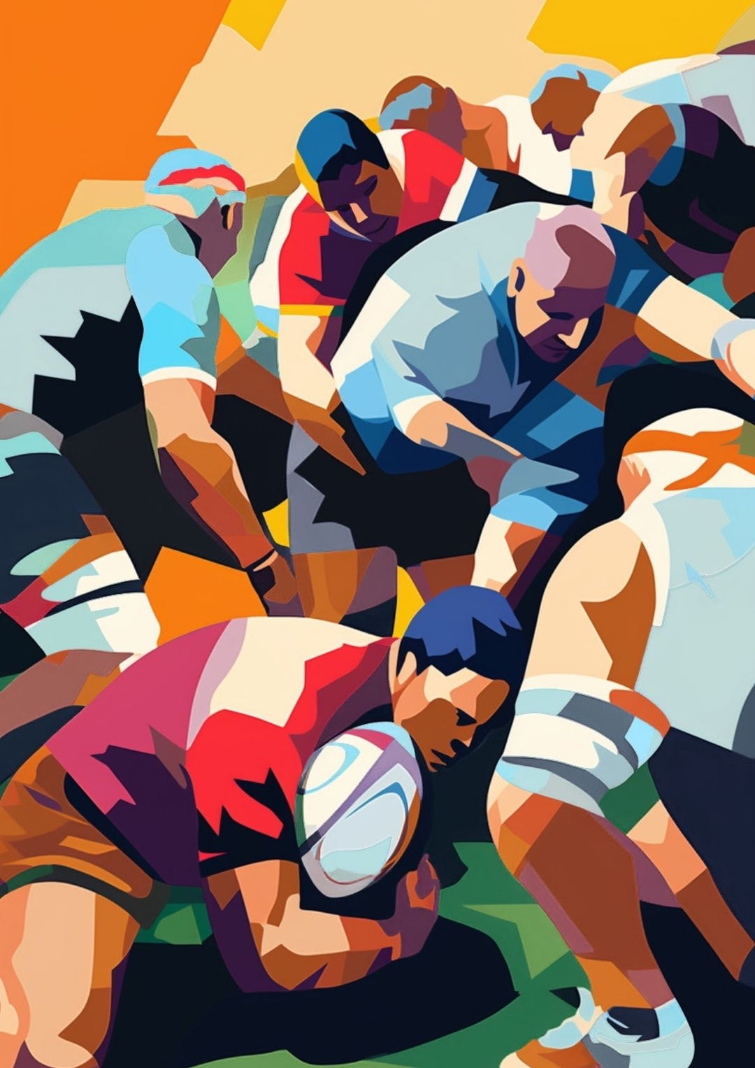 Affiche Poster de Rugby - Collection d'affiches de rugby - Poster de ...