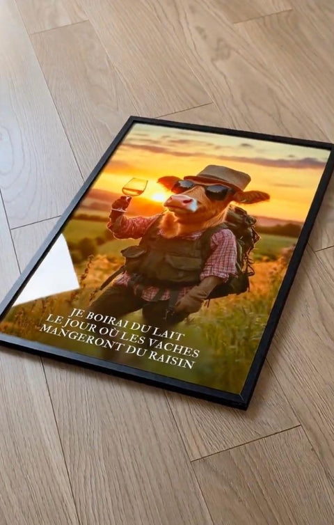 Affiche Drole - Citation Vin Humour