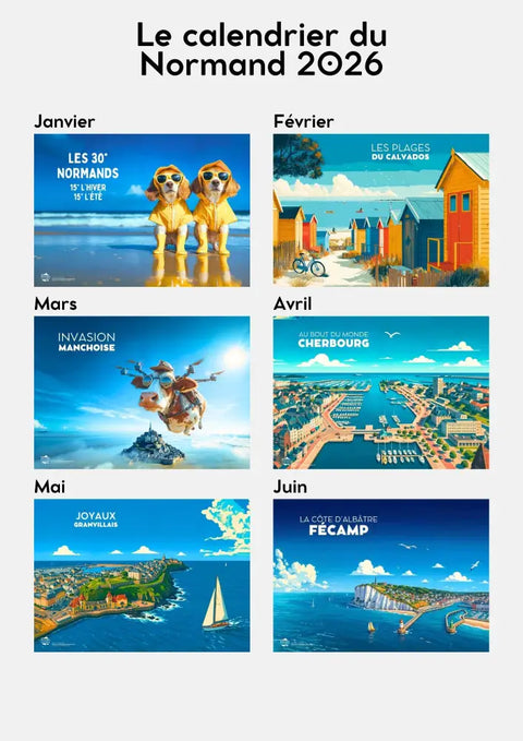 Le calendrier du normand 2026
