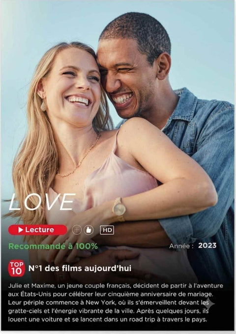 Affiche Flim Netflix personnalisable