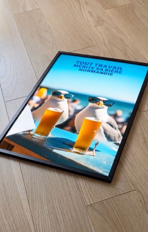 Tout travail mérite sa bière - Goéland Normand