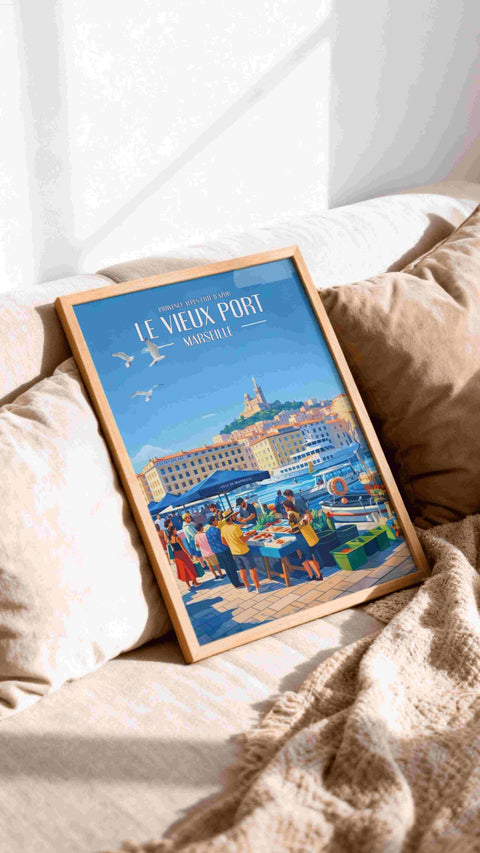 Marseille Vieux-Port Et la Bonne Mère